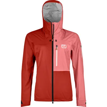 Pánská větrovka Dámská Bunda Ortovox 3L Ortler Jacket Women's Barva: Sunset Orange, Velikost: L