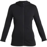 Dámská merino mikina s kapucí ICEBREAKER Wmns 260 Quantum IV LS Zip Ho, Black velikost: S