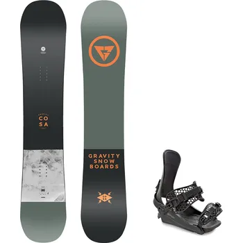 Snowboard Gravity snowboards Snowboard komplet Gravity Cosa 24/25 + vázání King Velikost: 158W cm, Velikost vázání: L