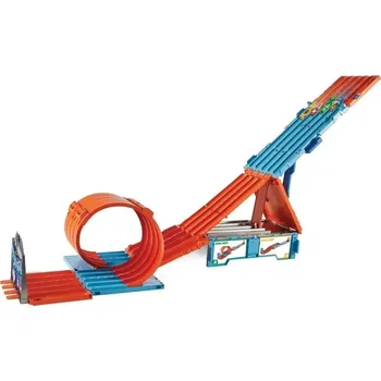 autodráha Mattel Hot Wheels Závodní kaskadérská sada 3v1 GKT87