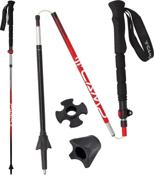 Trekingová hůl Camp Sonic Alu 2 černé/červené 115-135 cm