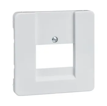 vypínač a zásuvka ELSO - centrální deska pro TAE přípojnou zásuvku, čistě bílá *206014 Schneider