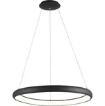 LED závěsné svítidlo Albi Nova Luce Varianta: Ø 810 x 60 x 1140 mm, 80 W, 3000 K, stmívatelné, černé