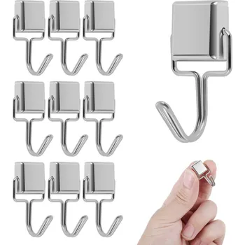 Věšák Otočné čtvercové magnetické háčky 16 mm × 29 mm 1ks