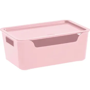 Zahradní úložný box Tontarelli Úložný box BELLA XL s víkem - 4,22 l růžová 8034530602 8034530602