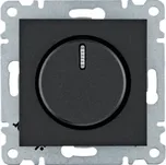 Hager WL4013 Stmívač otočný 60-600 W, černá mat
