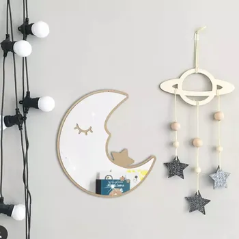 Zrcadlo Dream Creations Dětské zrcadlo měsíc 26 x 29 cm