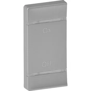 Elektroinstalační materiál Valena LIFE kryt pro MYHONE 1modul. ON/OFF levý barva hliník *755587 Legrand