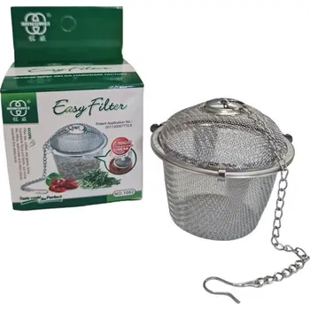 Čaj čajítko d 6,5cm na koření/čaj-závěsné, klip, kov