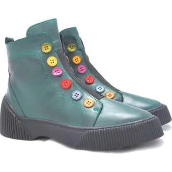 Dámská zimní obuv Iberius 3100 zelená, vel. 38