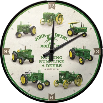 Hodiny Postershop Nástenné hodiny - John Deere (Model Chart)