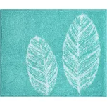 GRUND Koupelnová předložka DUETTO tyrkysová Rozměr: 55x65 cm