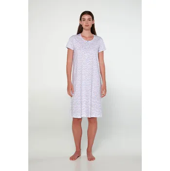 Dámská noční košile Vamp - Noční košile s potiskem mořského koníka 20939 - Vamp blue brunnera M