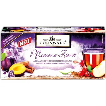 Čaj Cornwall zimní čaj s příchutí švestek a skořice 25 ks 56,2g