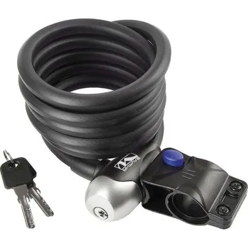Zámek na kolo M-wave Spirála 12X1800 Klíč zámek