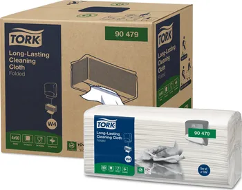 Papírový ručník Tork Long Lasting Cleaning Cloth 90479 netkané utěrky bílé 4x 90 ks