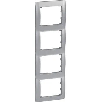 vypínač GL RÁMEČEK 4P VER. HLINÍK *771308 Legrand