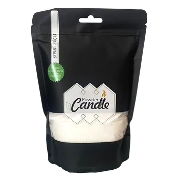 Výroba svíčky PowderCandle Sypaná svíčka 100 hodin + 20 knotů