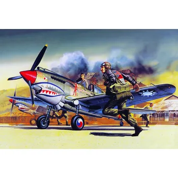 Plastikový model Academy Model Kit letadlo 12456 - P-40B (1:72)