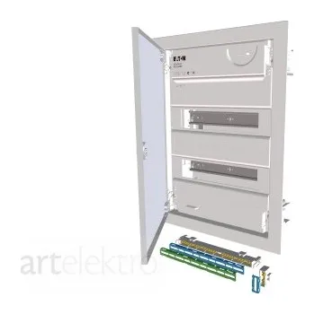 Stavebniny Eaton KLV-24HWS-SF Rozvodnice KLV, do dutých stěn, superploché plech.dveře, šroubová svorkovnice, řad 2, modulů 28 *178825