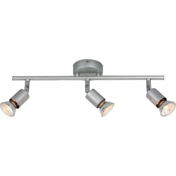 ACA DECOR Stropní bodové svítidlo TRINITY 3xGU10, stříbrná barva