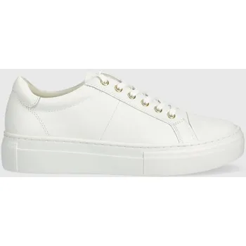 Dámské tenisky Kožené sneakers boty Vagabond Shoemakers ZOE PLATFORM bílá barva, 5327.501.01 00X, EUR 39