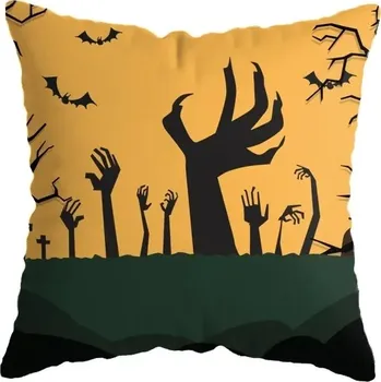 Povlak na dekorativní polštářek Halloween dekorace | povlak na polštář - H20,45x45cm