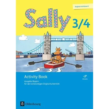 Učebnice Sally 3./4. Jahrgangsstufe. Bayern - Activity Book - Mit Webcode und Portfolio-Heft