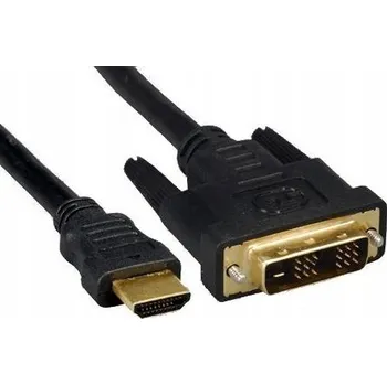 Video kabel Kabel Lama Plus DVI na HDMI 2 m černý