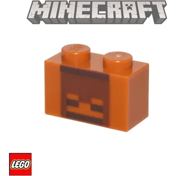 Stavebnice LEGO LEGO® Potištěné dílky LEGO Pot Lebka 1x2 / MINECRAFT Potištěná Kostka / 6481447 3004pb334