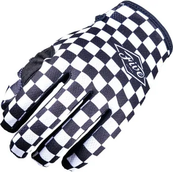 Moto rukavice Five MXF4 Evo Flat Track black/white vel. XL
