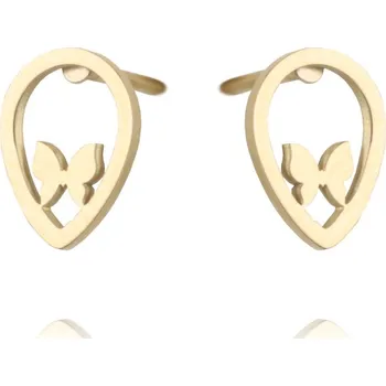 Módní doplněk Carla Dámské náušnice Zmrzlýre zlatá One size