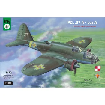 Plastikový model Fly 1/72 PZL-37A Los Polish Twin-engined Medium Bomber