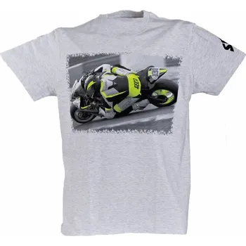 Pánské tričko Moto triko SECA Cabala šedé S