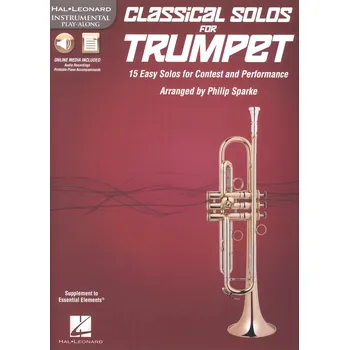 CLASSICAL SOLOS for TRUMPET + Audio Online / trumpeta a klavír