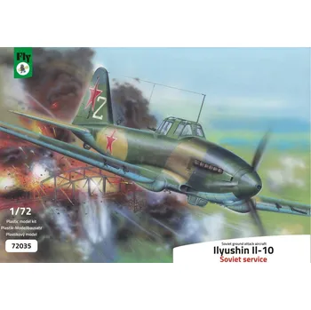 Plastikový model Fly 1/72 Ilyushin IL-10 Soviet service