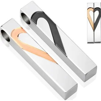 Přívěsek Párové ocelové přívěsky - destičky 2ks