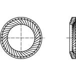PROFISTYL SCHNORR podložka forma VS - zesílená, pro šroub v pevnosti 8.8 a 10.9 pozink mech. Varianta: Podložka SCHNORR VS mech.ZN 25,6 pro M24