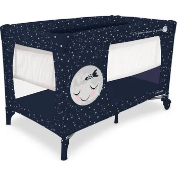 Dětská postýlka Asalvo Smooth se závěsným lůžkem, Moon