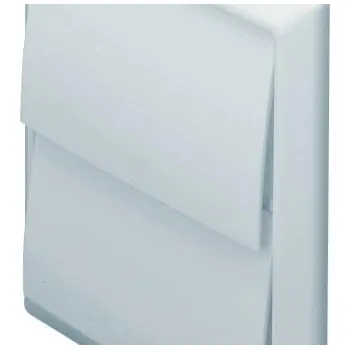 Větrací mřížka Ventishop VP-125/200x200 HMZb větrací žaluzie s přírubou bílá