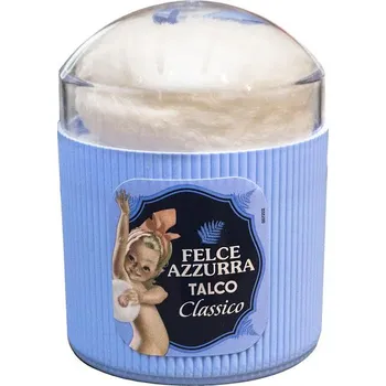 Tělový pudr Felce Azzurra tělový pudr s klasickou vůní a labutěnkou 250 g