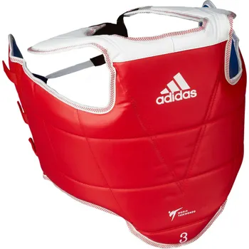 Chránič ruky a předloktí na box a bojový sport Taekwondo oboustranná vesta ADIDAS WTF Velikost: XS