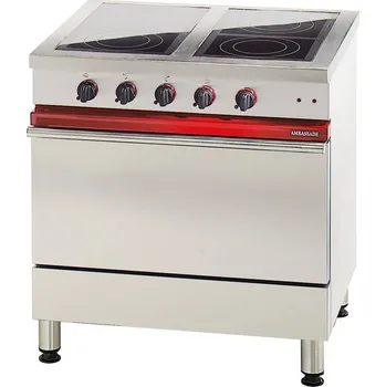 Sporák Société Industrielle de Lacanche SPORÁK ELEKTRICKÝ CE 841 VTR EKT - 4 PLOTNY, EL. KONVEKČNÍ TROUBA