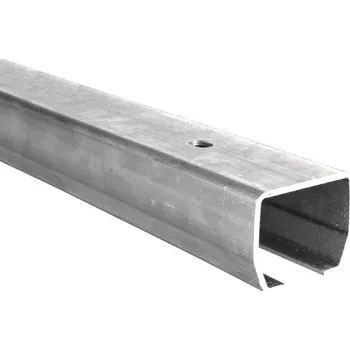 brána KP Vodící C profil posuvné brány STAGE-SZ malý pr. 73x61 mm pozinkovaný, cena za 1m - prodej po 1m