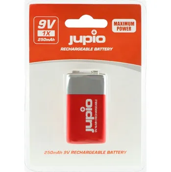 Článková baterie Baterie Jupio 9V 250mAh 1ks, dobíjecí JRB-9V250