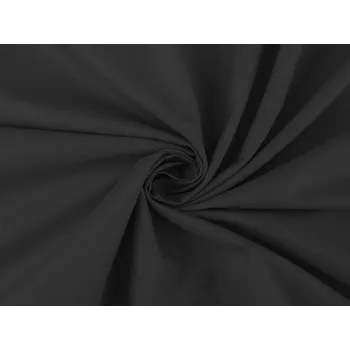 Bavlněná látka / plátno jednobarevná METRÁŽ - 14 (27) černá