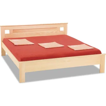 Postel Krajča Manželská postel z masivu Nora 160 x 200 cm Povrchová úprava dřeva: Bez nátěru, Druh dřeva: Jasan