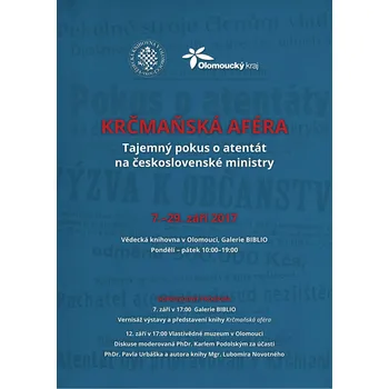 Krčmaňská aféra: Tajemný pokus o atentát na československé ministry - Lubomír Novotný (2017, Pevná)