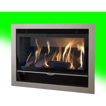 Krbová vložka Plynový krb KARMA Elegance 77 Exclusive, šíře 78 cm, grey, ZP (zemní plyn), bez rámu