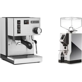 Set domácích spotřebičů Rancilio Silvia BC + Eureka Mignon Specialita, CR chrome
